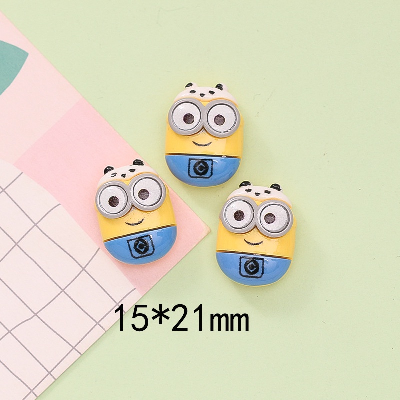 Dễ Thương Ghim Cài Giày Hình Chú Gấu Trúc / Thỏ / minion Đội Vương Miện / Cà Rốt / Giày Dép crocs diy Đáng Yêu Cho Bé charms