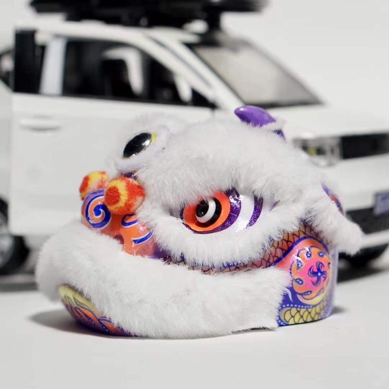 Đầu Lân Mini Trưng Bày Decor Góc Làm Việc - Chế tác thủ công - Siêu Dễ Thương Tặng Ô Tô