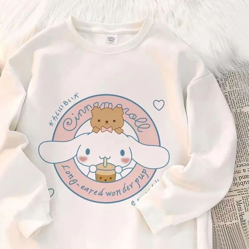 Áo Hoodie In Hoạt Hình sanrio cinnamoroll Thời Trang Thu Đông Dành Cho Trẻ
