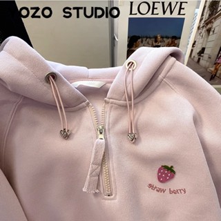 RUICHE Áo Khoác hoodie áo khoác nữ zip hoodie New Style High-quality chic Popular WWY23A0MO8 43Z231023