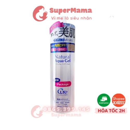 Tẩy tế bào chết Cure Nature Aqua Gel Nhật Bản 250g