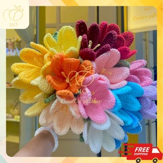 Cành hoa tulip handmade bằng len - hoa tulip làm quà tặng