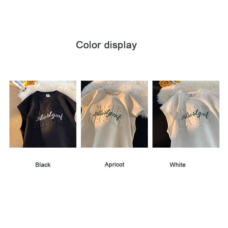 Ucnl Áo Thun Thể Thao Sát Nách Dáng Rộng In Chữ Đơn Giản Thời Trang Xuân Thu Cho Nam