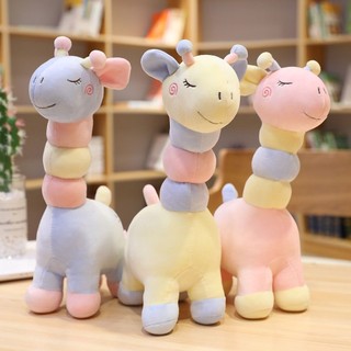 Hươu cao cổ nhồi bông dễ thương dùng làm gối ôm