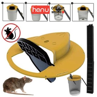 Bẫy chuột thông minh tự động hiệu quả, Nắp bẫy chuột thông minh nắp trượt tự động bập bênh thùng nhựa