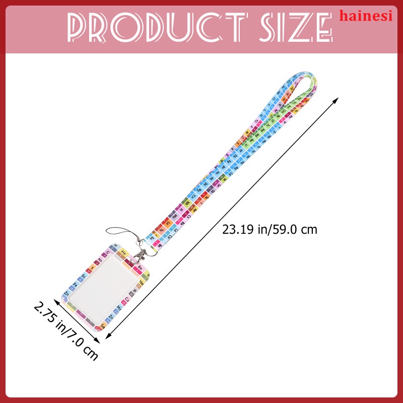 Dây Đeo Thẻ Hoa Văn Hóa Học hainesi