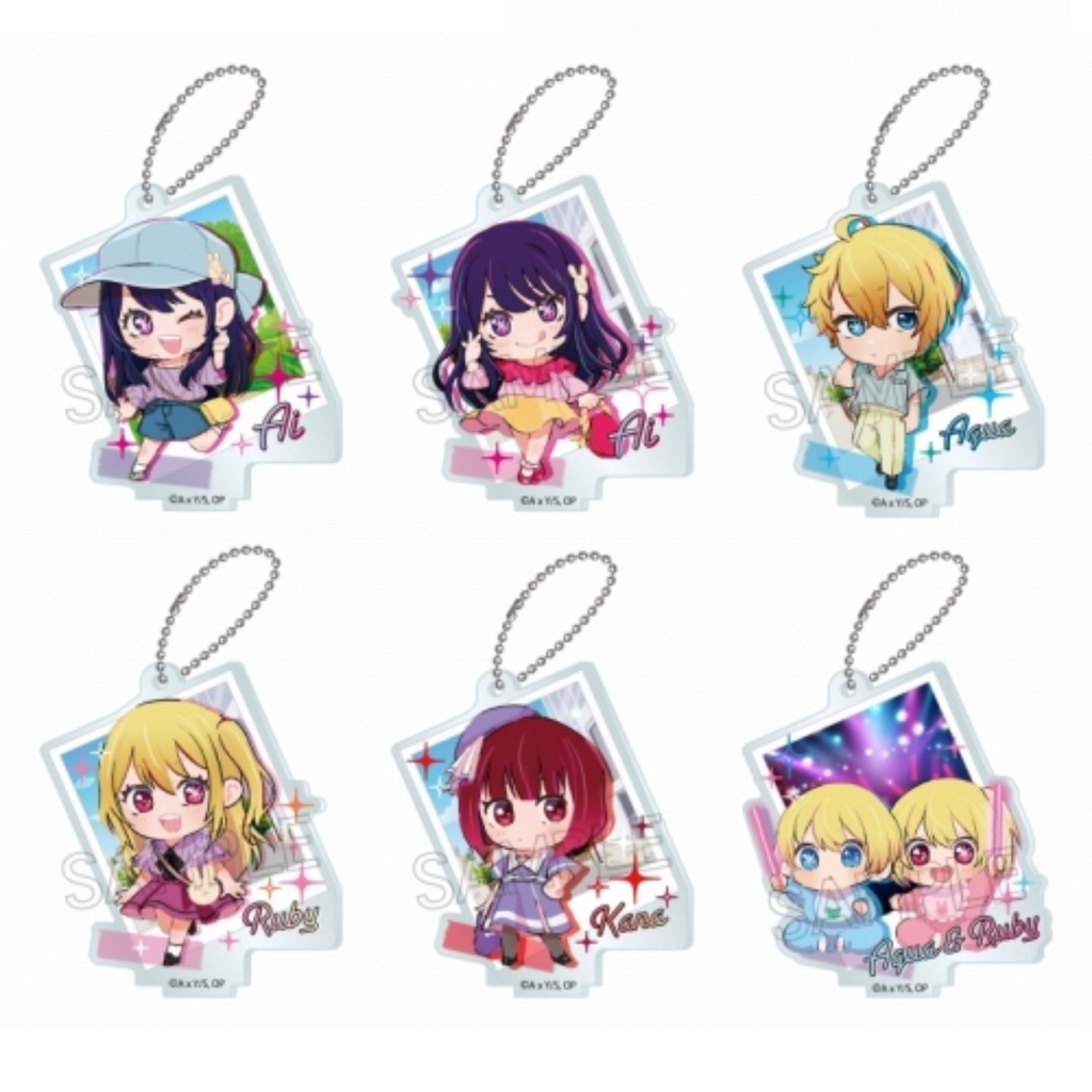 Móc khóa standee nhân phẩm Oshi no Ko