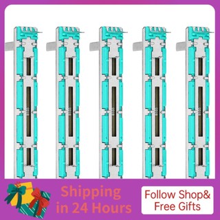 Iuxishop 5 cái trượt chiết áp b10k bộ trộn thẳng đôi kênh