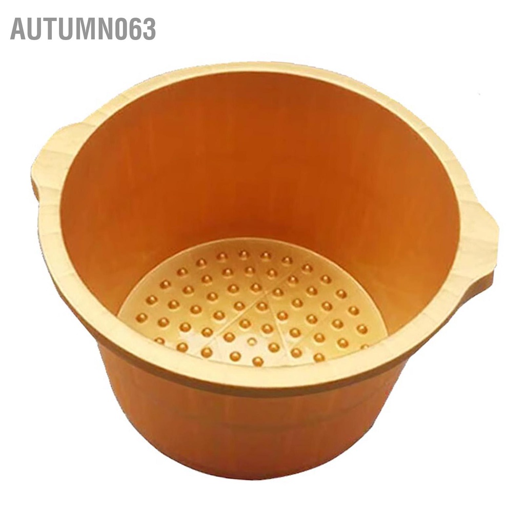 Chậu ngâm chân gấp gọn, thau, chậu, bồn ngâm chân massage có tay cầm Autumn063