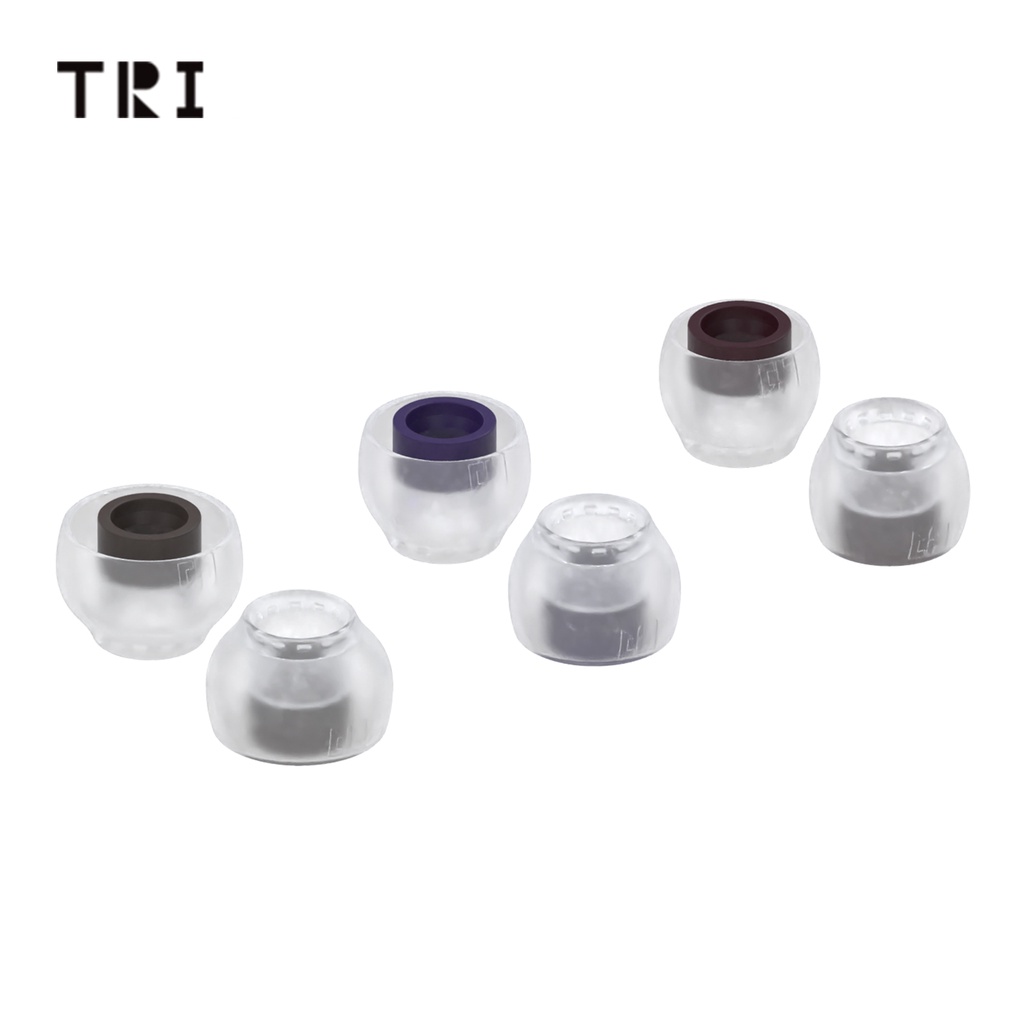 Tri Set 3 Cặp Tai Nghe Nhét Tai Bằng Silicon Kích Thước s / m / l Cho Tai Nghe Nhét Tai tri x hbb kai