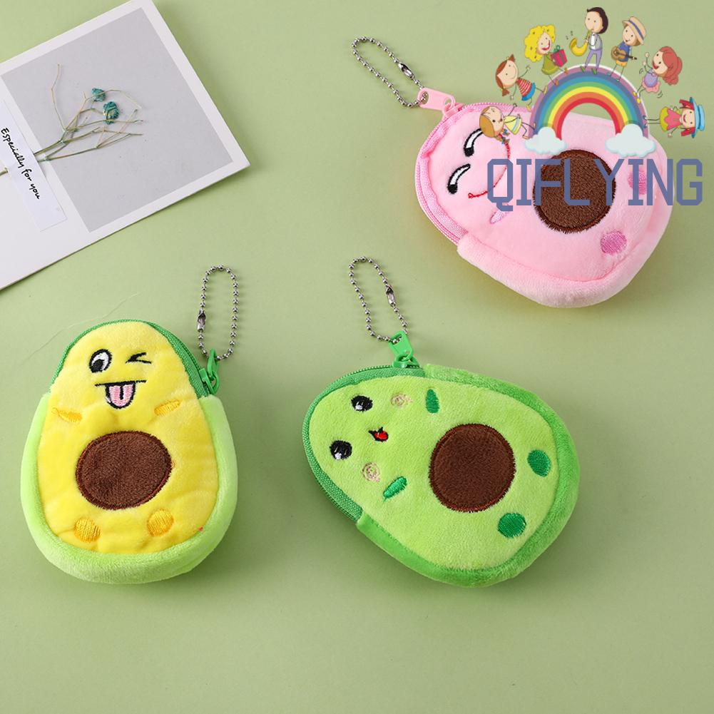 Ví Nhỏ Đựng Tiền Xu Hình Trái Bơ Thời Trang Cho Nữ