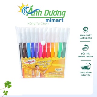 Bút dạ 12 màu thiên long