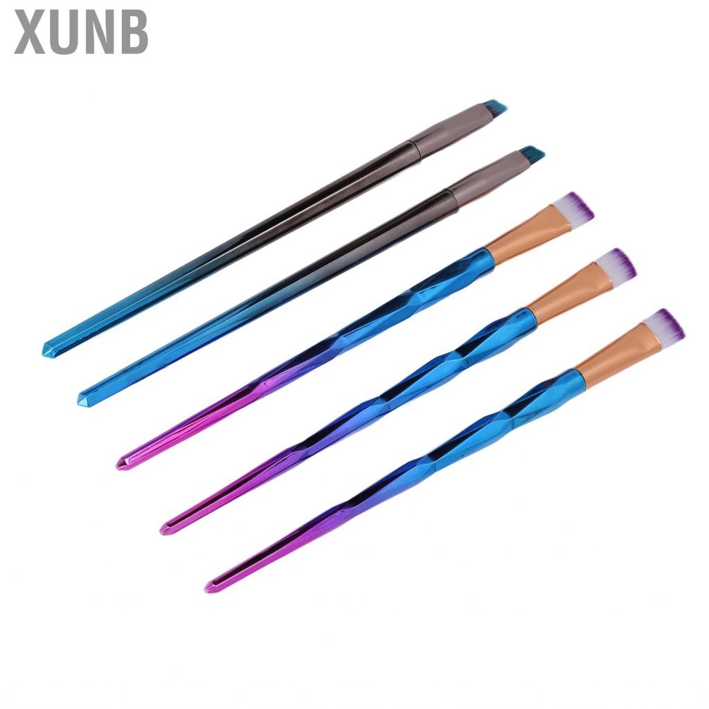 Xunb Nail Art Brushes 5 Pcs 2PCS Fashion Portable  For