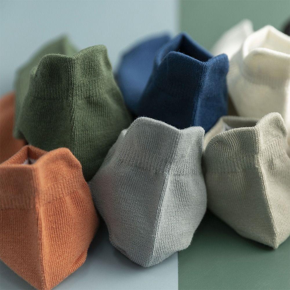 Vớ Thể Thao cotton Lưới Cổ Thấp Thấm Hút Mồ Hôi Thoáng Khí Màu Trơn