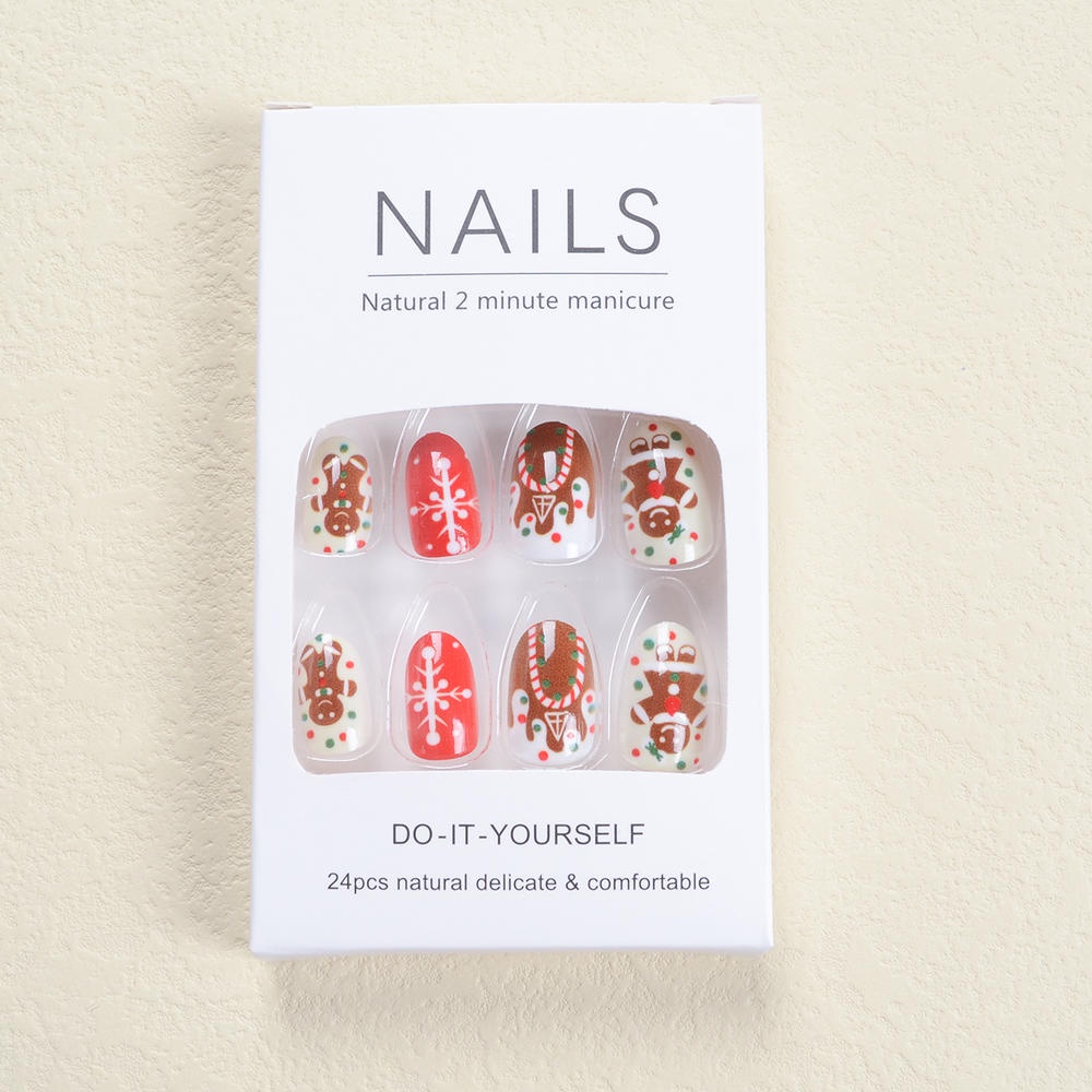 Bộ Móng Tay Giả Chủ Đề Giáng Sinh Âu Mỹ Sành Điệu