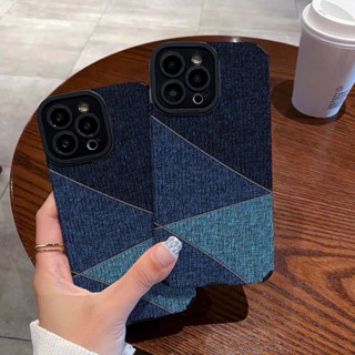 Ốp Điện Thoại Giả Vải Chống Rơi Cho iphone 14 / 13 / 12 / 11 x / xr / xsmax / 7p 15promax