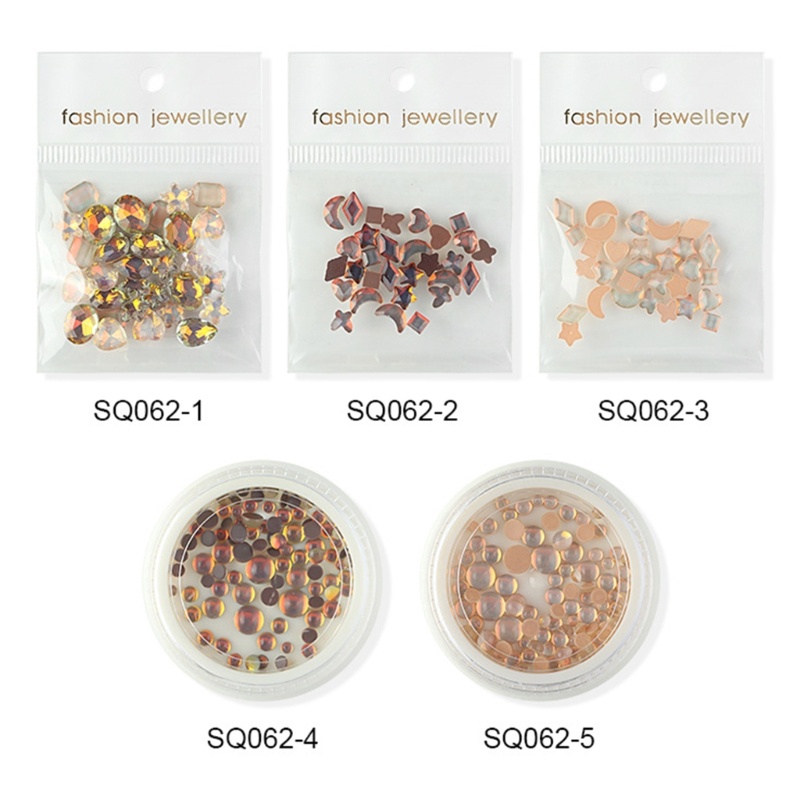 Set 30 Hạt Đá Pha Lê Trang Trí Móng Tay 3d Nghệ Thuật