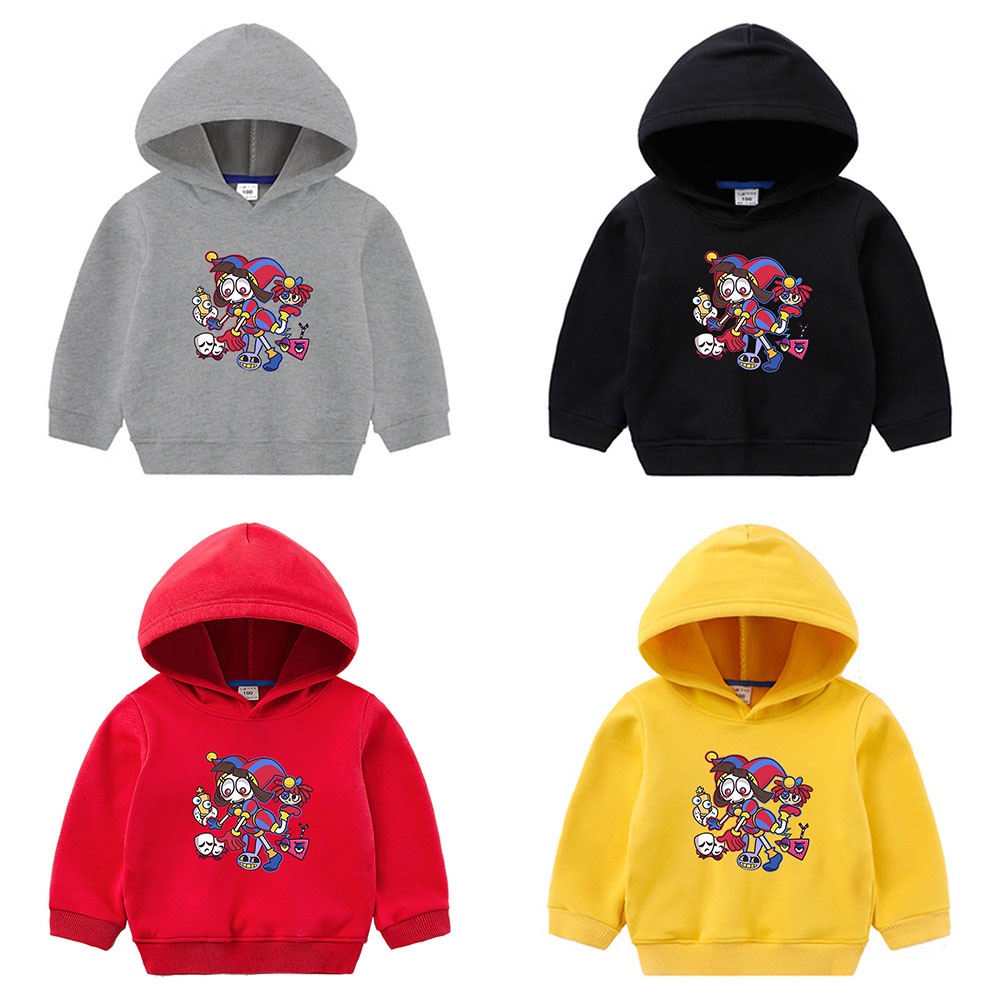 Mingyuan life just one big the amazing Rạp Xiếc Áo Khoác hoodie Đơn Giản Trẻ Em