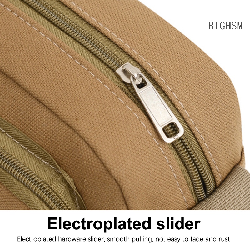 Bighsm Túi Đeo Chéo canvas Nhiều Ngăn Nhỏ Nhắn Giản Dị Dành Cho Nam skk