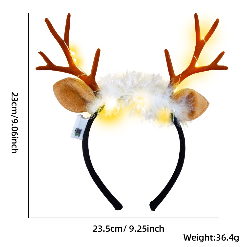 Ere1 Băng Đô Giáng Sinh Phát Quang Cho Bé