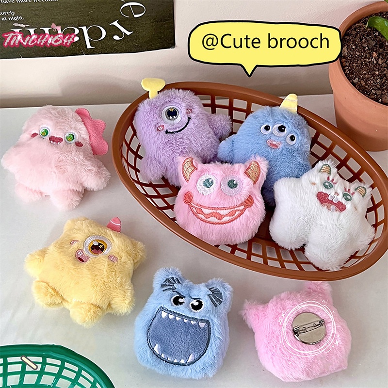 Ghim Cài Áo Trang Trí Ba Lô / Cổ Áo Sơ Mi Hình Quái Vật Nhỏ Dễ Thương