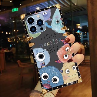 Dễ Thương Ốp Điện Thoại Họa Tiết Quái Vật Hoạt Hình Cho iphone 15 14 13 12 11 pro max xs max
