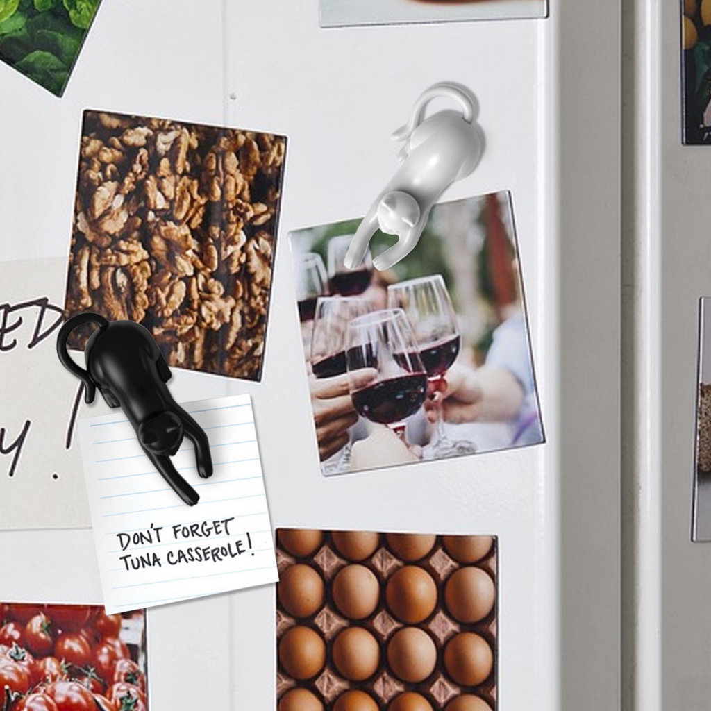 Daminglack * Giá Đỡ Nam Châm Gắn Tủ Lạnh Hình Chú Mèo Đáng Yêu Bằng Nhựa resin