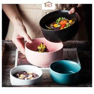 Bát tô gốm sứ loại dày nặng tay dễ thương