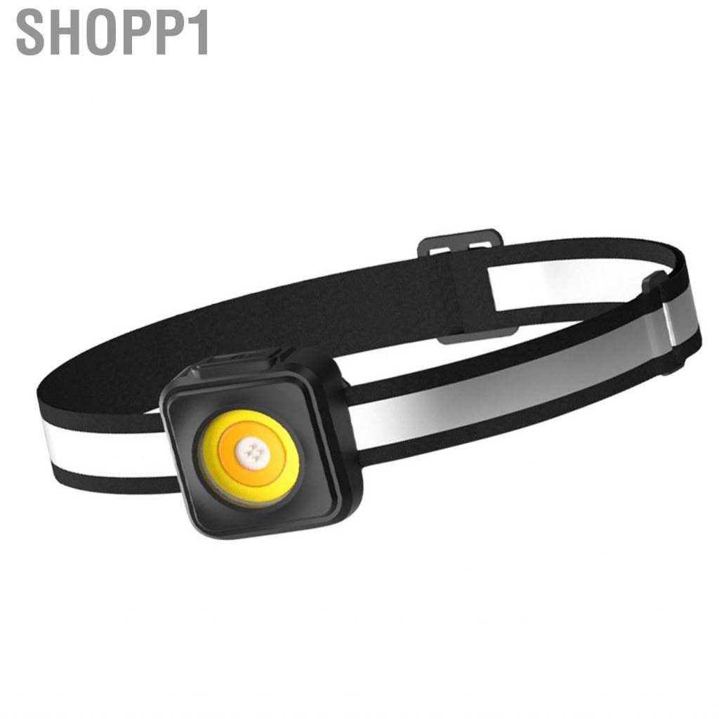 Shopp1 Headlamp Flashlight Type C XPG Bulb  Slip 3 Level Brightness Adjustable Rechargeable Headlight for Camping Running