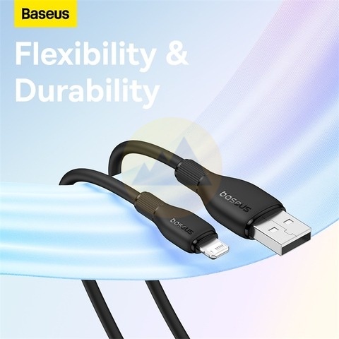 Cáp Sạc Nhanh Cho Điện Thoại Baseus Pudding Series USB to L 2.4A