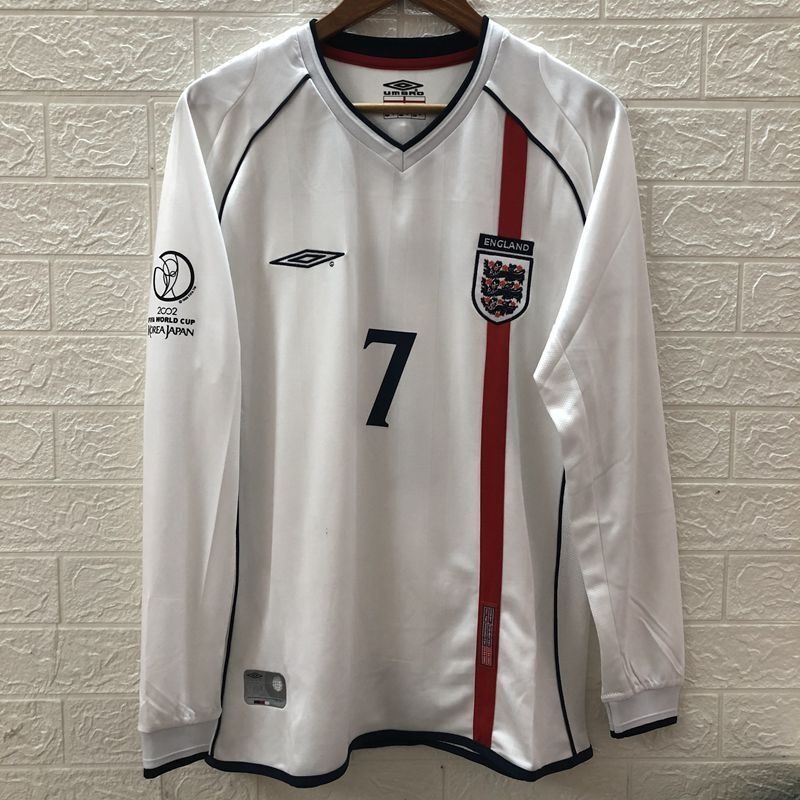 Áo Thun Bóng Đá Tay Ngắn / Dài Đội Tuyển beckham 2002
