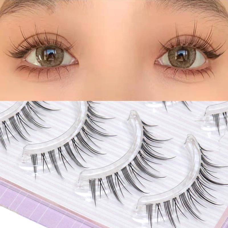 Mới Bộ 5 Cặp Lông Mi Giả Mềm Dày Tự Nhiên Có Thể Tái Sử Dụng