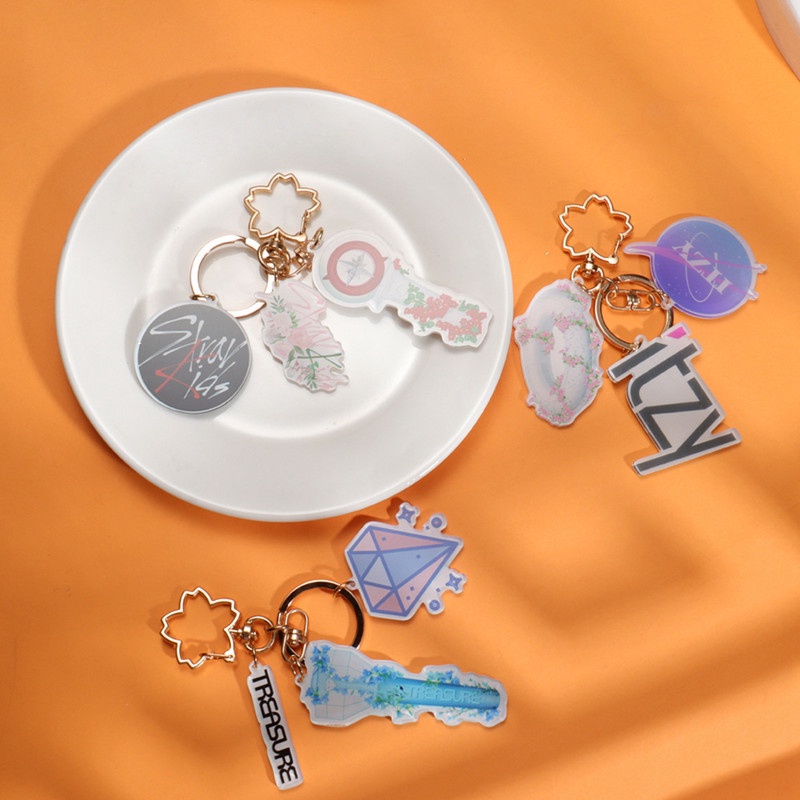 Kuhong Móc Khóa acrylic Hình Nhóm Nhạc seventeen itzy
