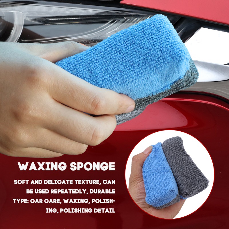 Miếng Bọt Biển Rửa Kính / Khăn Lau Xe Hơi Bằng Sợi Nhỏ / Miếng Lau Chi Tiết Tự Động