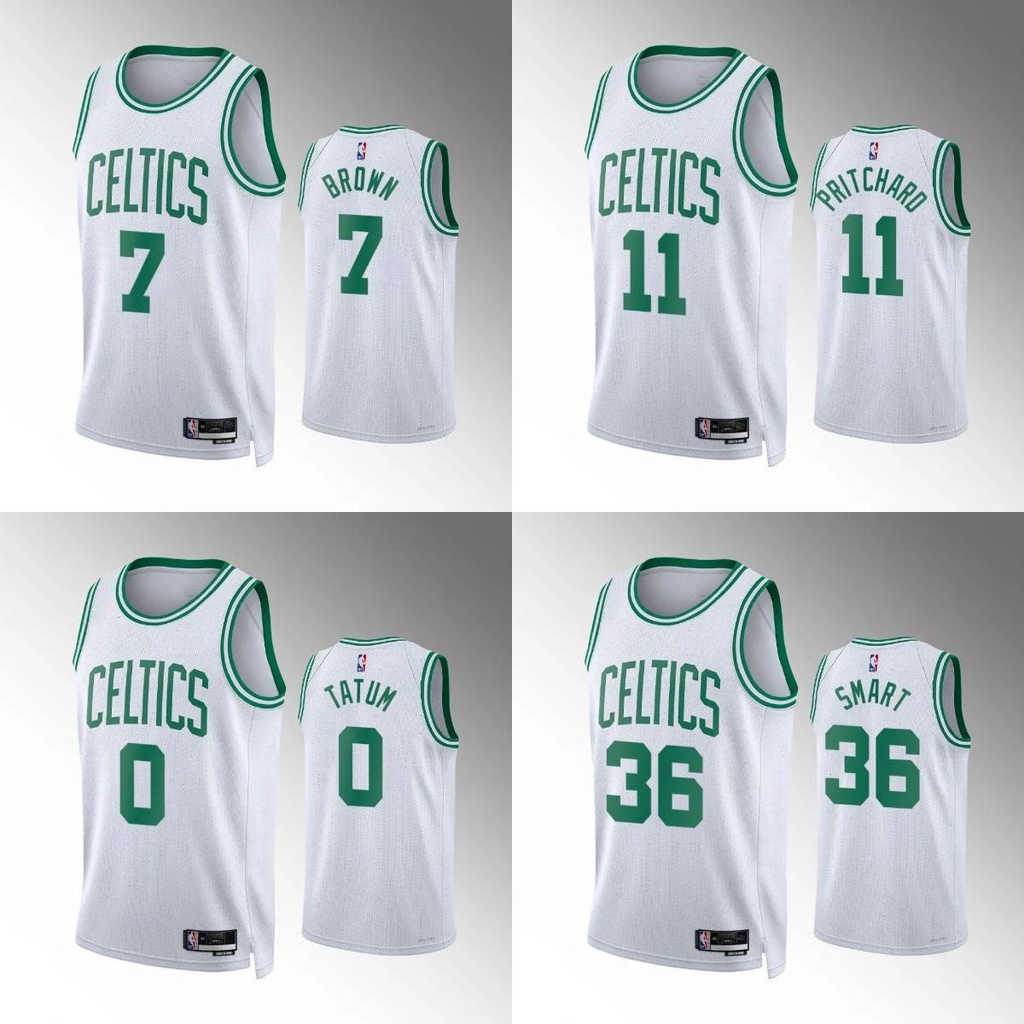 Áo Bóng Rổ ht1 23-24 nba celtics Màu Nâu pritchard tatum th1