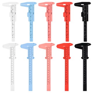 1 thước cặp thước cặp 0-80mm mini bằng nhựa 0-150mm chuyên dụng đo lông mày mới