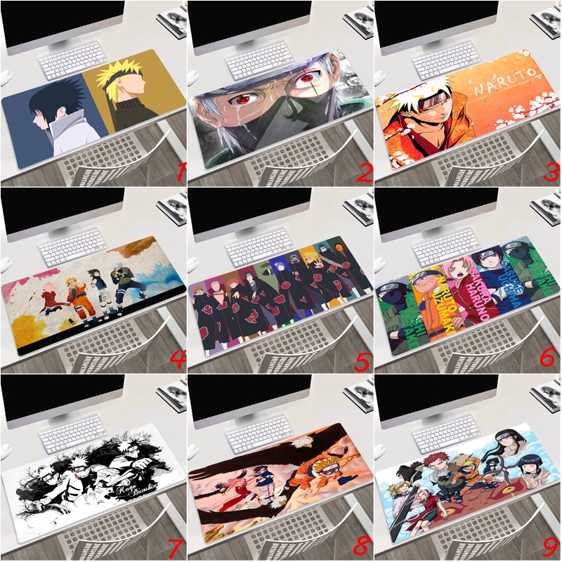Naruto Tấm Lót Chuột Bàn Phím Chống Trượt In Hình Nhân Vật Anime uzumaki naru Dành Cho Chơi Game Máy Tính