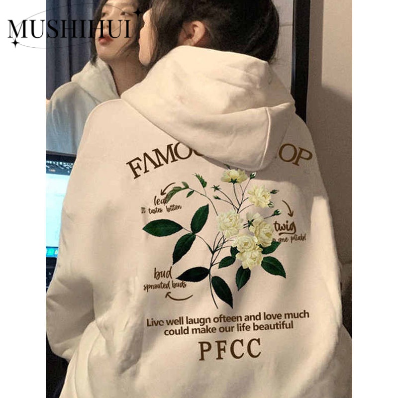 MUSHIHUI Áo Khoác hoodie áo khoác nữ zip hoodie cozy comfortable chic casual WTX23B0GTC 46Z231115