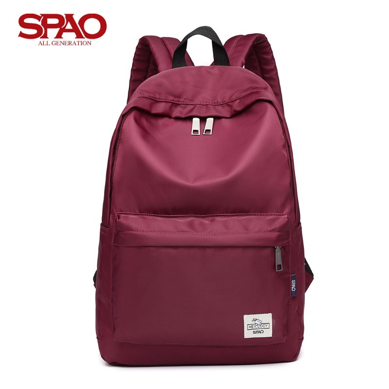 Spao Balo Đựng laptop Chống Thấm Nước In Hình snoopy Thời Trang Cho Nữ