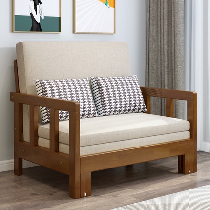 [HOT]Giường Sofa Gấp Gọn Thông Minh Hai Trong Một - Giường Sofa  Đa Năng - Giường Gỗ Gấp Gọn - Sofa giường ( Tặng đệm )
