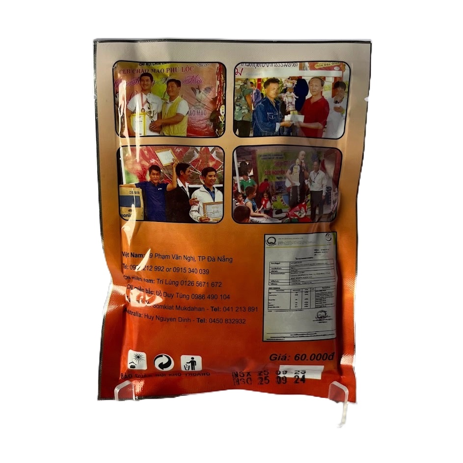 Cám Chào Mào Nam Đà Nẵng đấu, đấu Vip, Mộc thuần gói 200g Chính hãng Kabosa