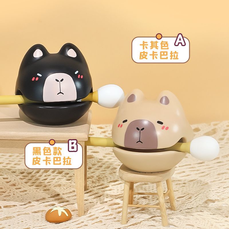 Búp Bê capybara jun Gõ Nhạc Bằng Gỗ Hình Cá Vui Nhộn