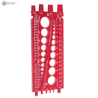 ✨✨✨Nut And Drill Bit Thread Screws Measuring Tool Metric Imperials Gauge Tester