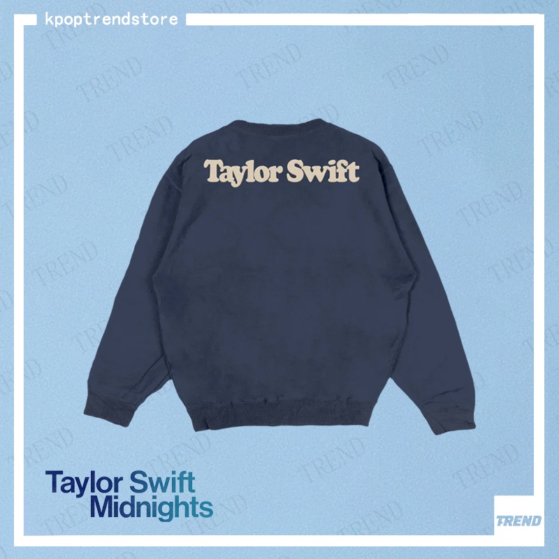 Taylor swift Áo Nỉ Dài Tay Cổ Tròn Thời Trang vintage Cho Nam Nữ