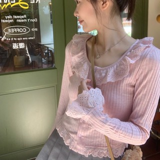 Áo Thun Nữ Dài Tay Cổ Tròn Thời Trang Hàn