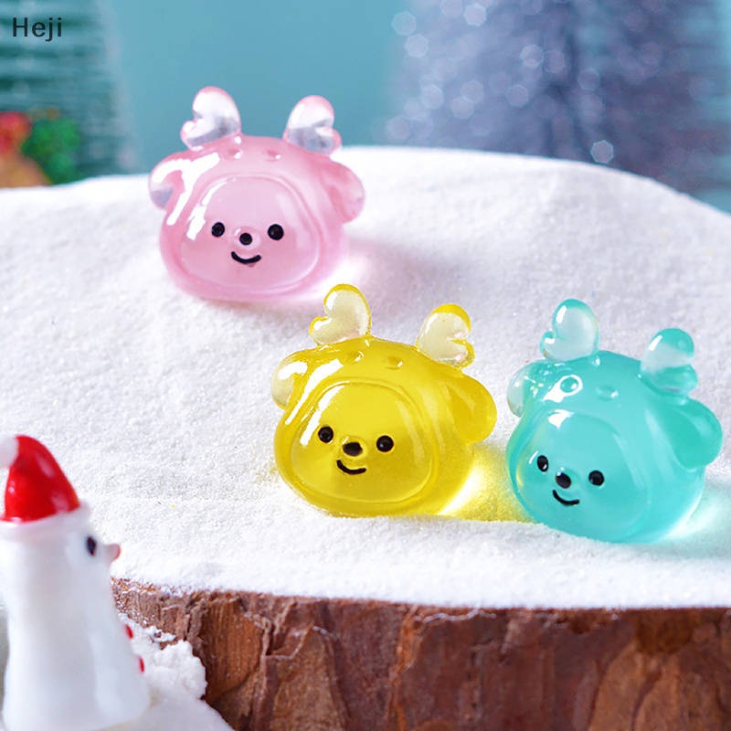 Bộ 5 Đèn Chiếu Sáng mini Hình Tuần Lộc Giáng Sinh Trang Trí Nhà Cửa / Xe Hơi