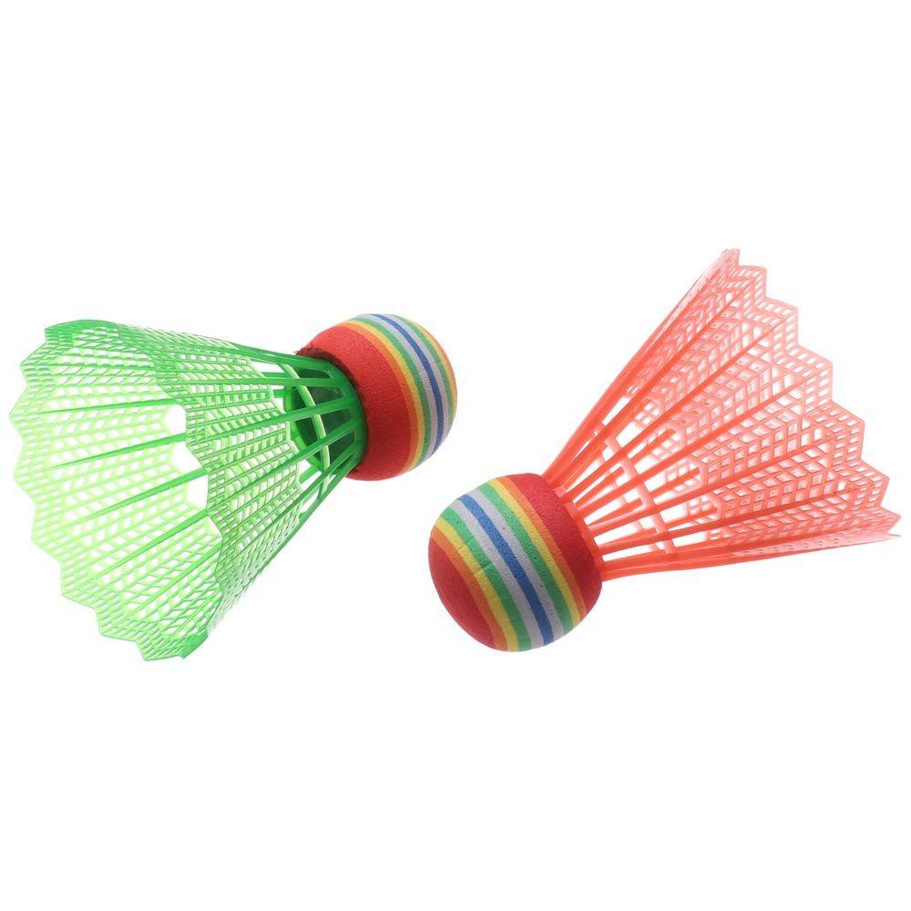 WUWOWU Set 6 Quả Cầu Lông Bằng Nhựa Nhiều Màu Sắc Bền Bỉ