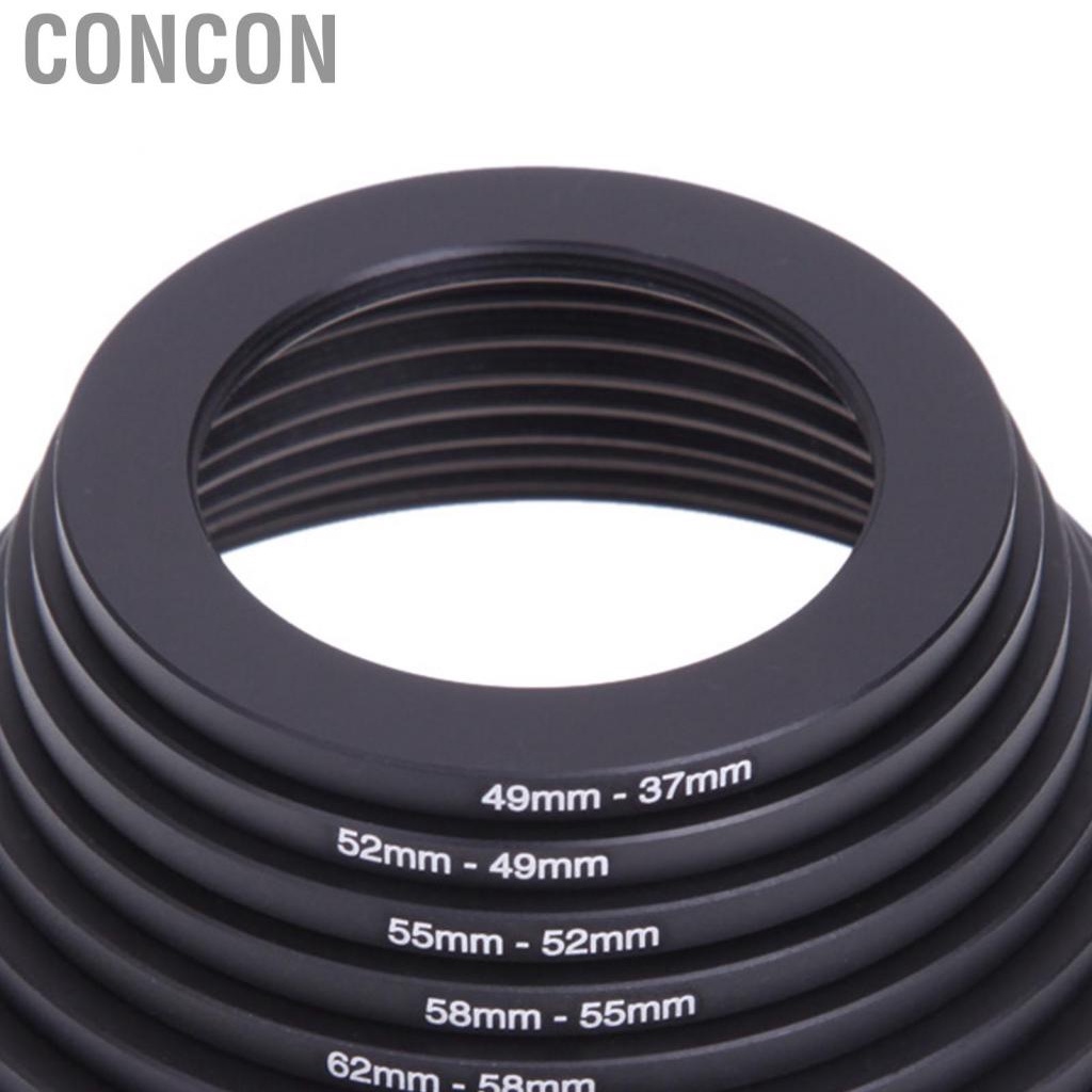 Concon 18 Piece Filter Ring Adapter Set All Metal Camera Lens Kit