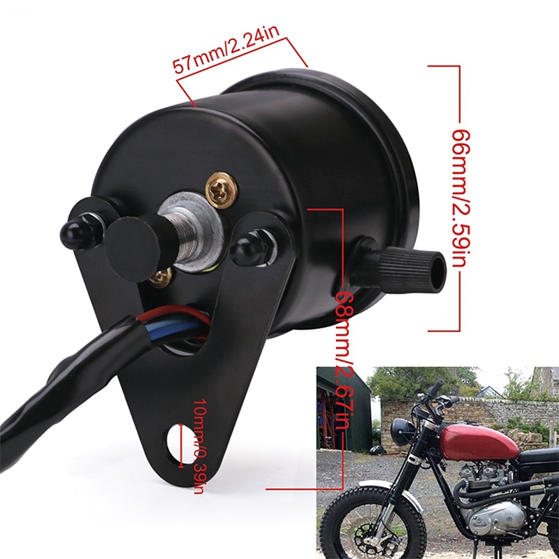 Đồng Hồ Đo Tốc Độ Xe Máy Có Đèn led Chất Lượng Cao