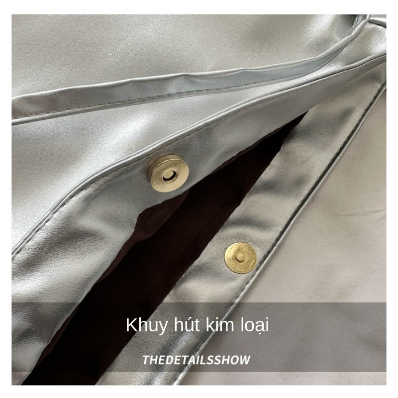 Túi xách nữ tote công sở văn phòng to đeo vai đi học đi làm 2023NEW Quyến rũ Vintage Korean thích hợp sử dụng hàng ngày